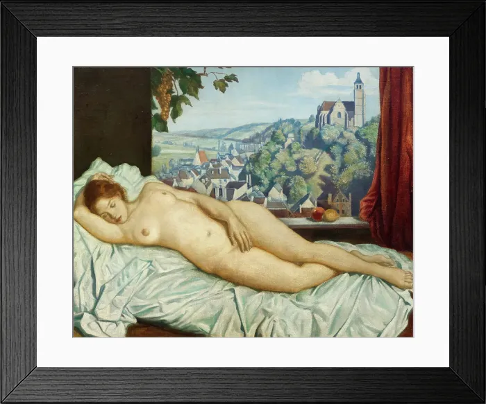 Framed Print : Le Repos à Tonnerre, 1904. Creator: Bernard, Émile (1868-1941) Framed Print : Le Repos à Tonnerre, 1904. Creator: Bernard, Émile (1868-1941)