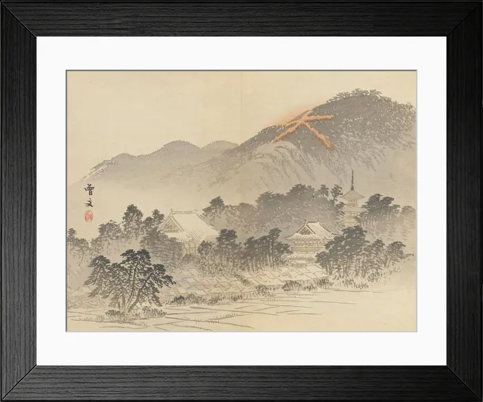 Framed Print : Twenty-Five Views of the Capital (image 4 of 29), Late 19th century. Creator: Morikawa Sobun