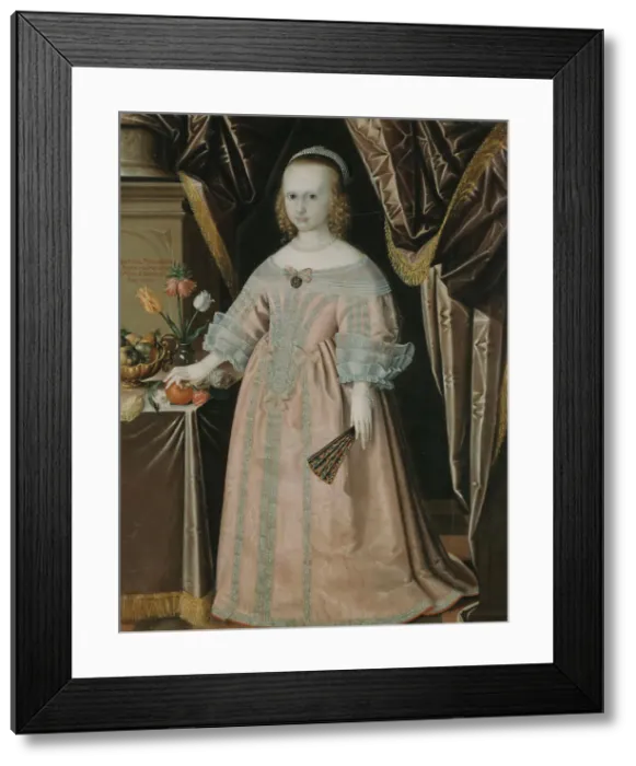 Framed Print : Kristina, 1645-1705, Princess of Baden-Durlach, Duchess of Saxe-Gotha, 1651. Creator: Anon Framed Print : Kristina, 1645-1705, Princess of Baden-Durlach, Duchess of Saxe-Gotha, 1651. Creator: Anon