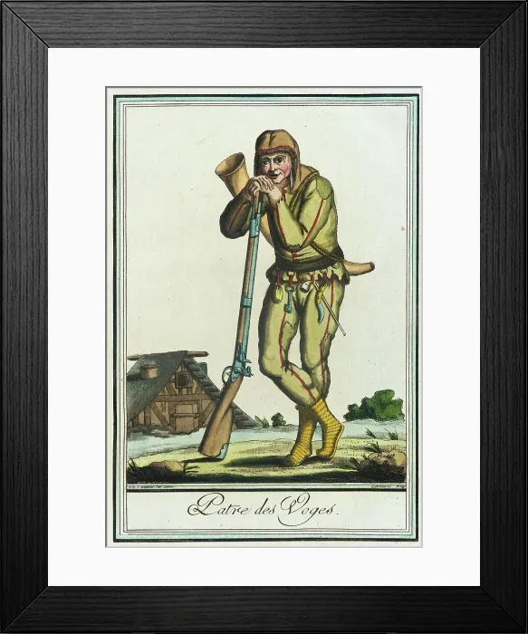 Framed Print : Costumes de Différent Pays, Patre des Voges, c1797. Creator: Jacques Grasset de Saint-Sauveur Framed Print : Costumes de Différent Pays, Patre des Voges, c1797. Creator: Jacques Grasset de Saint-Sauveur
