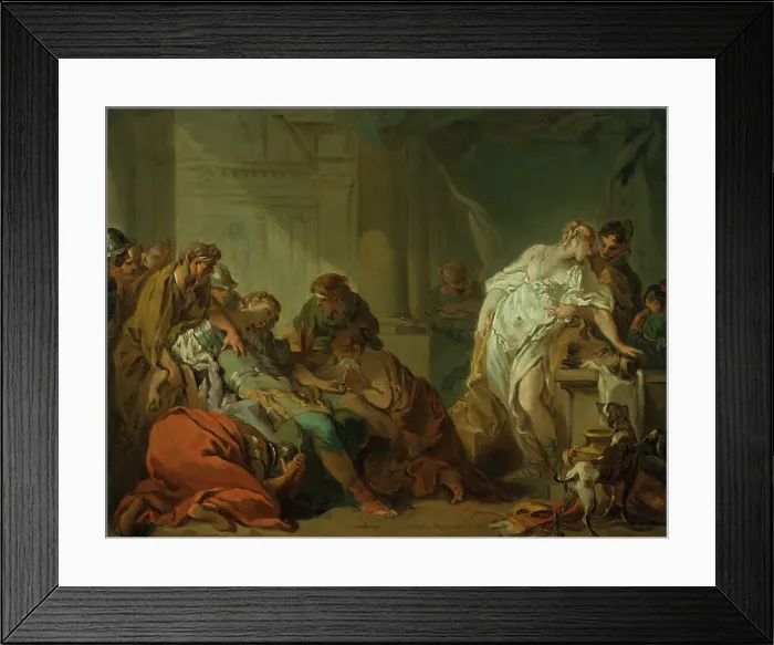 Framed Print : Death of Meleagros, c1727. Creator: Francois Boucher Framed Print : Death of Meleagros, c1727. Creator: Francois Boucher