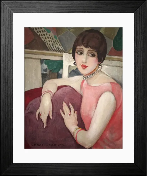 Framed Print : Lily, 1922. Creator: Wegener, Gerda (1886-1940) Framed Print : Lily, 1922. Creator: Wegener, Gerda (1886-1940)