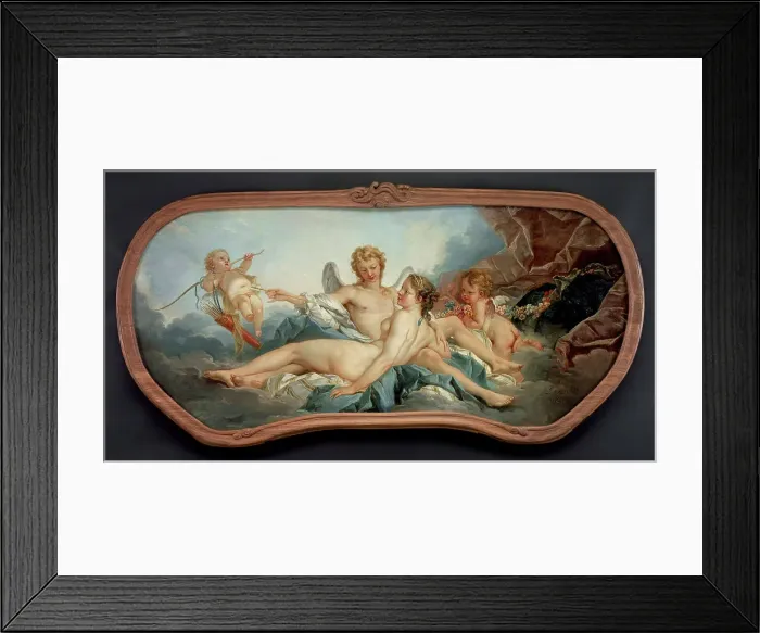 Framed Print : Cupid Wounding Psyche (image 1 of 2), 1741. Creator: Francois Boucher Framed Print : Cupid Wounding Psyche (image 1 of 2), 1741. Creator: Francois Boucher