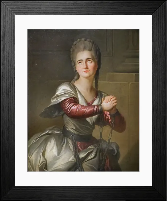 Framed Print : Madame Vestris as Électre in a Tragedy by Prosper Jolyot Crébillon, 1778. Creator: Lenoir, Simon Bernard (1729-1791) Framed Print : Madame Vestris as Électre in a Tragedy by Prosper Jolyot Crébillon, 1778. Creator: Lenoir, Simon Bernard (1729-1791)