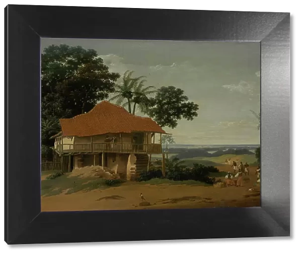 Brazilian Landscape with a Worker's House, c1655. Creator: Frans Post
