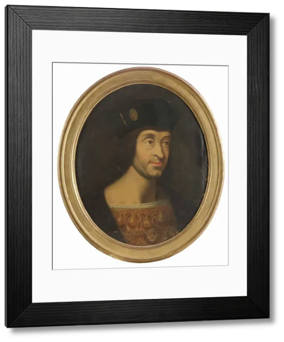 Framed Print : Louis XII, 1462-1515, King of France, c15th century. Creator: Anon Framed Print : Louis XII, 1462-1515, King of France, c15th century. Creator: Anon