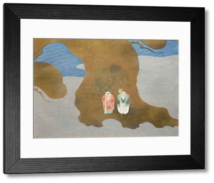 Framed Print : A Thousand Grasses (Chigusa) (image 17 of 33), 1900. Creator: Kamisaka Sekka Framed Print : A Thousand Grasses (Chigusa) (image 17 of 33), 1900. Creator: Kamisaka Sekka