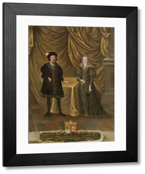 Framed Print : Magnus I, died 1543, Duke of Saxe-Lauenburg, Catherine, 1488-1563, Princess, c16th century. Creator: Unknown Framed Print : Magnus I, died 1543, Duke of Saxe-Lauenburg, Catherine, 1488-1563, Princess, c16th century. Creator: Unknown
