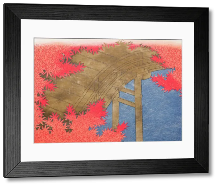 Framed Print : A Thousand Grasses (Chigusa) (image 32 of 33), 1900. Creator: Kamisaka Sekka Framed Print : A Thousand Grasses (Chigusa) (image 32 of 33), 1900. Creator: Kamisaka Sekka