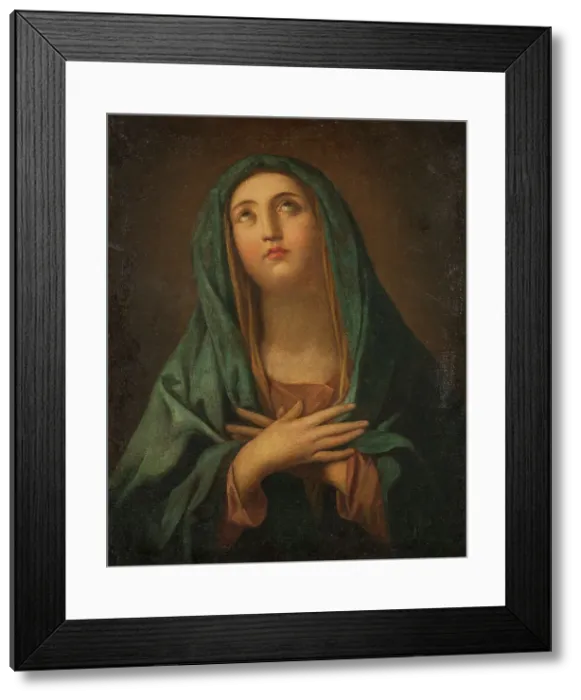 Framed Print : Mary with crossed arms, unknown date. Creator: Anon Framed Print : Mary with crossed arms, unknown date. Creator: Anon
