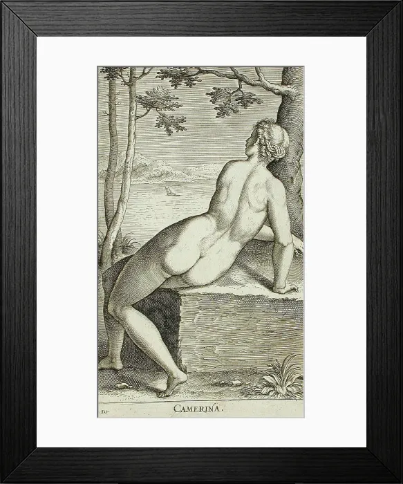 Framed Print : Camerina, 1587. Creator: Philip Galle Framed Print : Camerina, 1587. Creator: Philip Galle