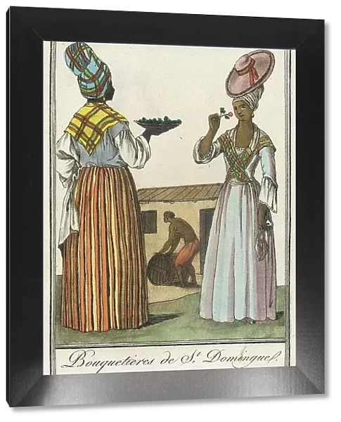 Costumes de Différents Pays, Bouquetieres de St. Domingue, c1797. Creator: Jacques Grasset de Saint-Sauveur