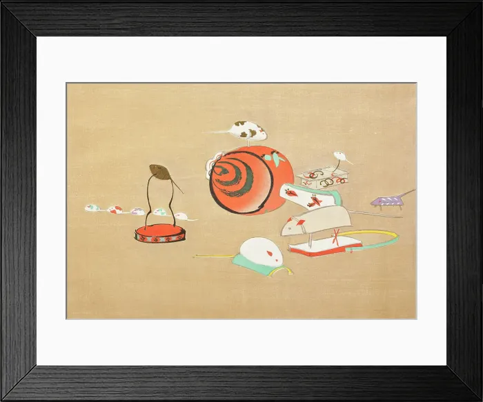 Framed Print : A Thousand Grasses (Chigusa) (image 6 of 33), 1900. Creator: Kamisaka Sekka Framed Print : A Thousand Grasses (Chigusa) (image 6 of 33), 1900. Creator: Kamisaka Sekka