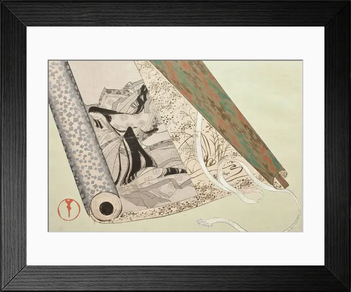 Framed Print : A Thousand Grasses (Chigusa) (image 7 of 33), 1900. Creator: Kamisaka Sekka Framed Print : A Thousand Grasses (Chigusa) (image 7 of 33), 1900. Creator: Kamisaka Sekka