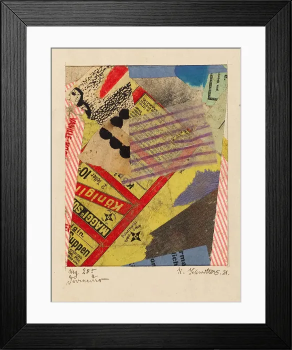 Framed Print : Mz 255 Dromedar, 1921. Creator: Schwitters, Kurt (1887-1948) Framed Print : Mz 255 Dromedar, 1921. Creator: Schwitters, Kurt (1887-1948)