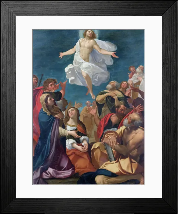 Framed Print : Ascension of Christ, c1640. Creator: Jacopo Cavedone Framed Print : Ascension of Christ, c1640. Creator: Jacopo Cavedone