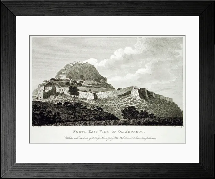 Framed Print : North East View of Oliahdroog, 1794. Creator: Robert Home Framed Print : North East View of Oliahdroog, 1794. Creator: Robert Home