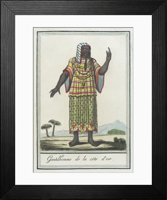 Framed Print : Costumes de Différents Pays, Gentilhomme de la Côte d'Or, c1797. Creator: Jacques Grasset de Saint-Sauveur Framed Print : Costumes de Différents Pays, Gentilhomme de la Côte d'Or, c1797. Creator: Jacques Grasset de Saint-Sauveur