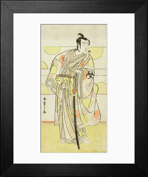 Framed Print : Actor Bando Mitsugoro I (image 2 of 2), 1770s-mid 1780s. Creator: Shunsho Framed Print : Actor Bando Mitsugoro I (image 2 of 2), 1770s-mid 1780s. Creator: Shunsho