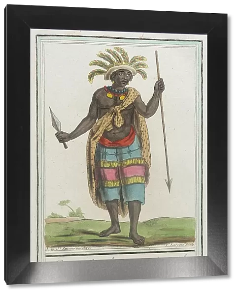 Costumes de Différents Pays, Pretre Sacrificateur du Senegal, c1797. Creator: Jacques Grasset de Saint-Sauveur