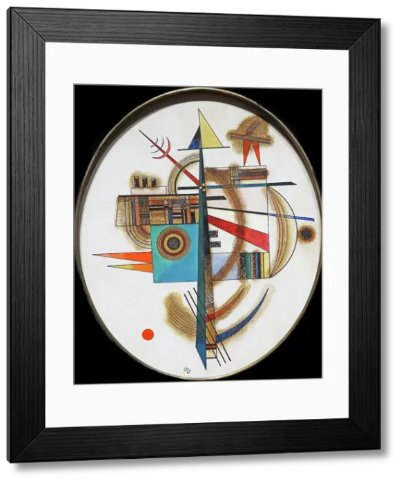 Framed Print : Oval n°2, 1925. Creator: Kandinsky, Wassily Vasilyevich (1866-1944) Framed Print : Oval n°2, 1925. Creator: Kandinsky, Wassily Vasilyevich (1866-1944)