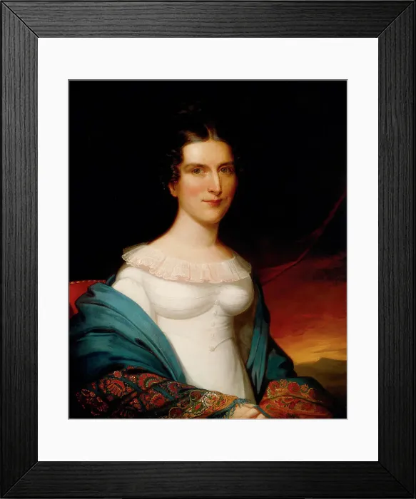 Framed Print : Jane Buchanan Lane, 1820. Creators: Jacob Eichholtz, Jane Buchanan Lane Framed Print : Jane Buchanan Lane, 1820. Creators: Jacob Eichholtz, Jane Buchanan Lane