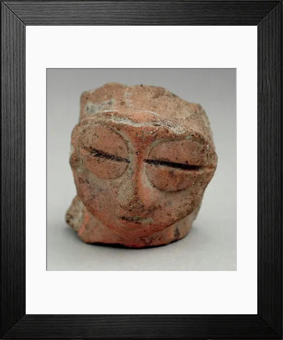 Framed Print : Head of a Goddess, 1st century BC. Creator: Unknown Framed Print : Head of a Goddess, 1st century BC. Creator: Unknown