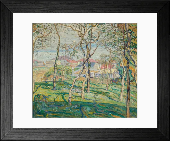 Framed Print : Paysage lyrique, c.1910. Creator: Manievich (Manevich), Abraham (Abram) (1883-1942) Framed Print : Paysage lyrique, c.1910. Creator: Manievich (Manevich), Abraham (Abram) (1883-1942)