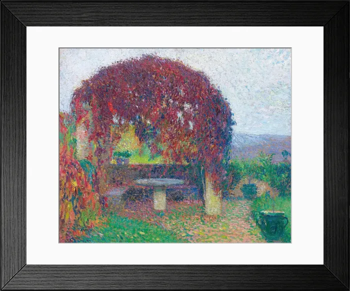 Framed Print : Pergola Nord-Ouest de Marquayrol en fin d'automne, ca 1910-1920. Creator: Martin, Henri (1860-1943) Framed Print : Pergola Nord-Ouest de Marquayrol en fin d'automne, ca 1910-1920. Creator: Martin, Henri (1860-1943)