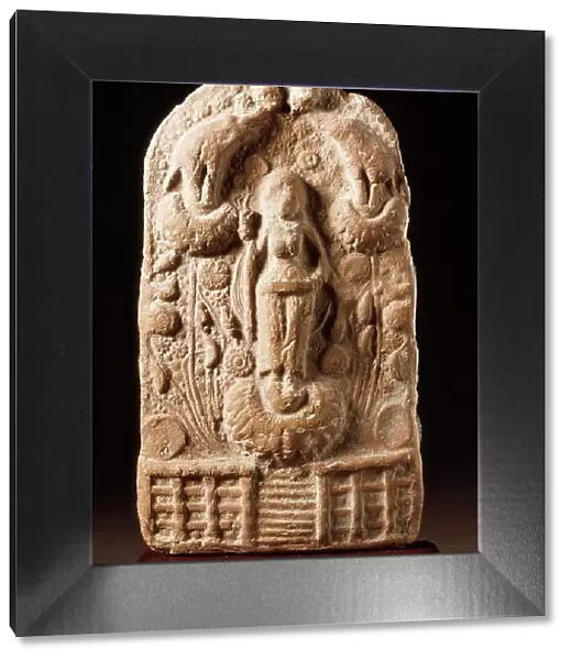 Shri Lakshmi Lustrated by Elephants (Gaja-Lakshmi), 1st century BC. Creator: Unknown