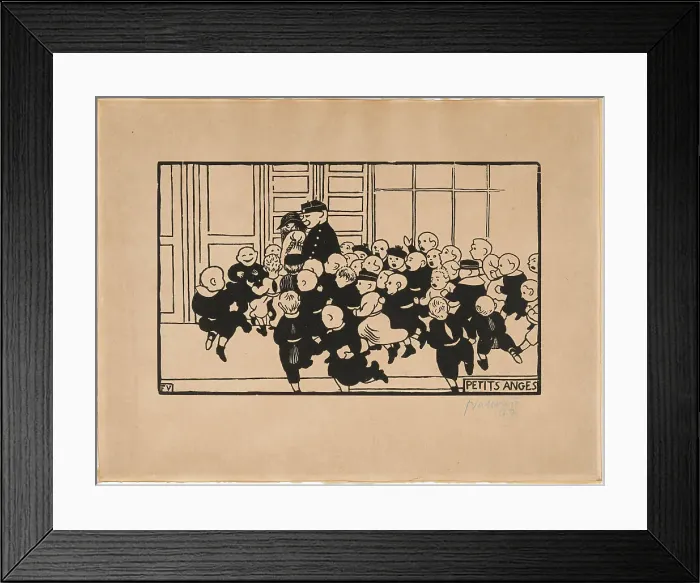 Framed Print : Petits Anges, 1894. Creator: Vallotton, Felix Edouard (1865-1925)
