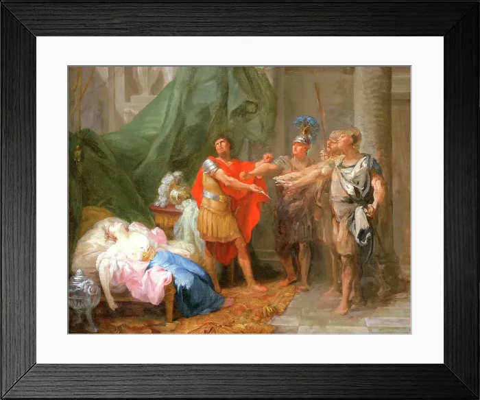 Framed Print : The Oath of Brutus, c1771. Creator: Jacques Antoine Beaufort Framed Print : The Oath of Brutus, c1771. Creator: Jacques Antoine Beaufort