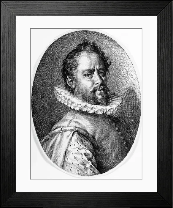 Framed Print : Portrait of Bartholomeus Spranger, 1597. Creator: Jan Muller Framed Print : Portrait of Bartholomeus Spranger, 1597. Creator: Jan Muller