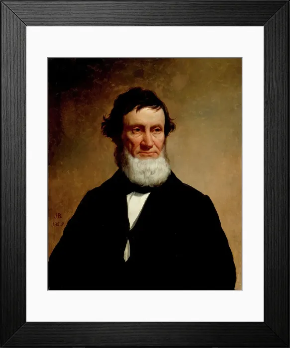 Framed Print : Portrait, 1859. Creator: James Henry Beard Framed Print : Portrait, 1859. Creator: James Henry Beard