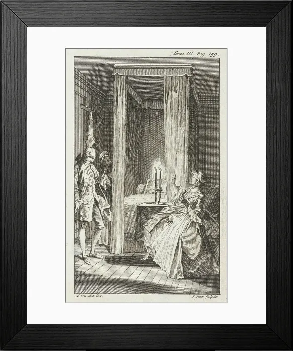 Framed Print : Illustration from Tom Jones, published 1750. Creator: Jan Punt Framed Print : Illustration from Tom Jones, published 1750. Creator: Jan Punt
