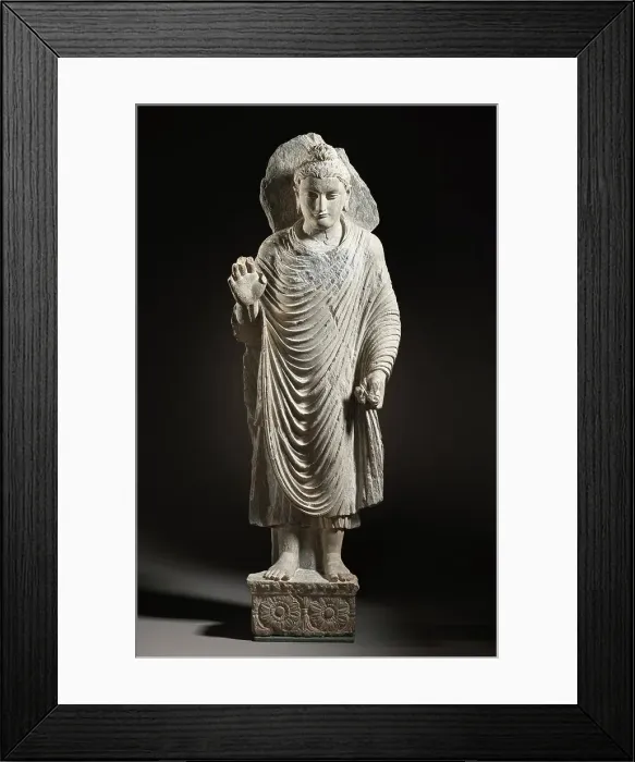 Framed Print : Buddha Shakyamuni (image 2 of 11), 2nd-early 3rd century. Creator: Unknown Framed Print : Buddha Shakyamuni (image 2 of 11), 2nd-early 3rd century. Creator: Unknown
