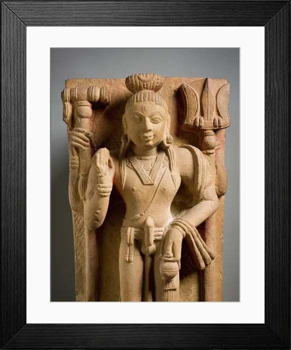 Framed Print : The Hindu God Shiva, 3rd century. Creator: Unknown Framed Print : The Hindu God Shiva, 3rd century. Creator: Unknown