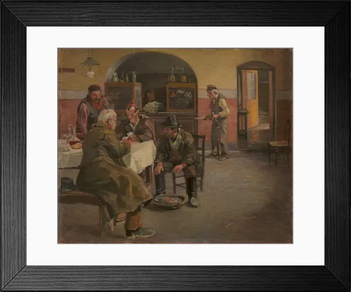 Framed Print : The guest house in Sora, 1883. Creator: Theodor Esbern Philipsen Framed Print : The guest house in Sora, 1883. Creator: Theodor Esbern Philipsen