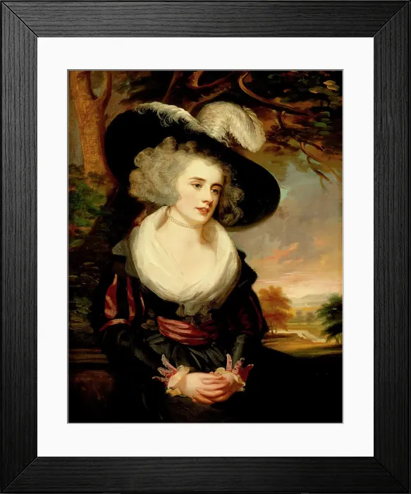 Framed Print : Portrait of Mrs. Smith Barwell, née Unwin, c1785. Creator: James Northcote Framed Print : Portrait of Mrs. Smith Barwell, née Unwin, c1785. Creator: James Northcote