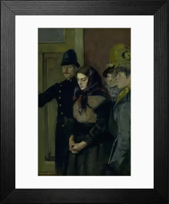 Framed Print : Albertine, 1884. Creator: Christian Krohg Framed Print : Albertine, 1884. Creator: Christian Krohg