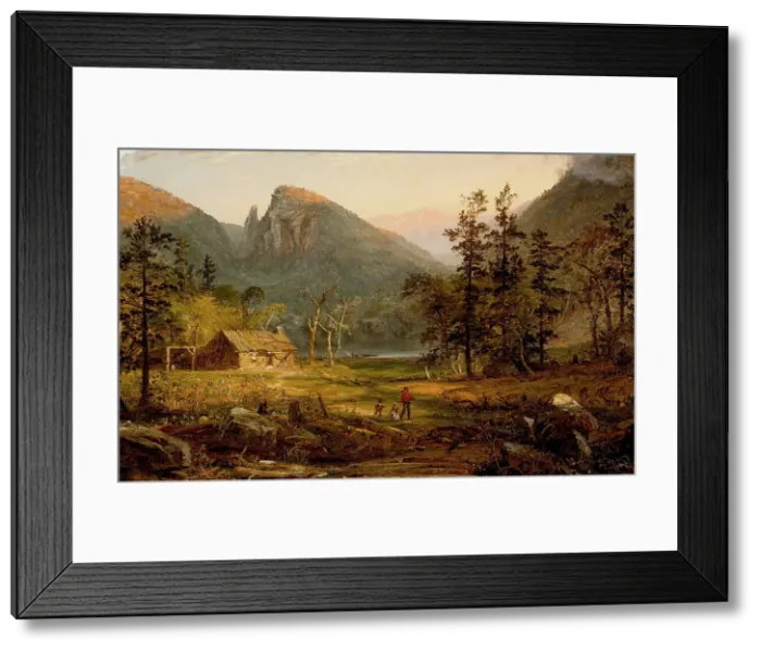 Framed Print : Pioneer's Home, Eagle Cliff, White Mountains, 1859. Creator: Jasper Francis Cropsey Framed Print : Pioneer's Home, Eagle Cliff, White Mountains, 1859. Creator: Jasper Francis Cropsey