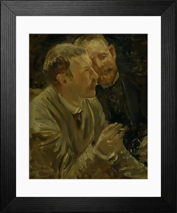 Framed Print : Portrait of the Painters Bruno Liljefors and Alf Wallander, 1886. Creator: Ernst Josephson Framed Print : Portrait of the Painters Bruno Liljefors and Alf Wallander, 1886. Creator: Ernst Josephson