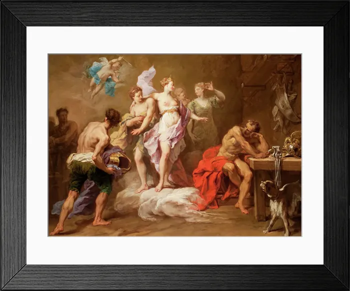 Framed Print : Venus Ordering Arms from Vulcan for Aeneas (image 1 of 2), 1717. Creator: Jean Restout Framed Print : Venus Ordering Arms from Vulcan for Aeneas (image 1 of 2), 1717. Creator: Jean Restout