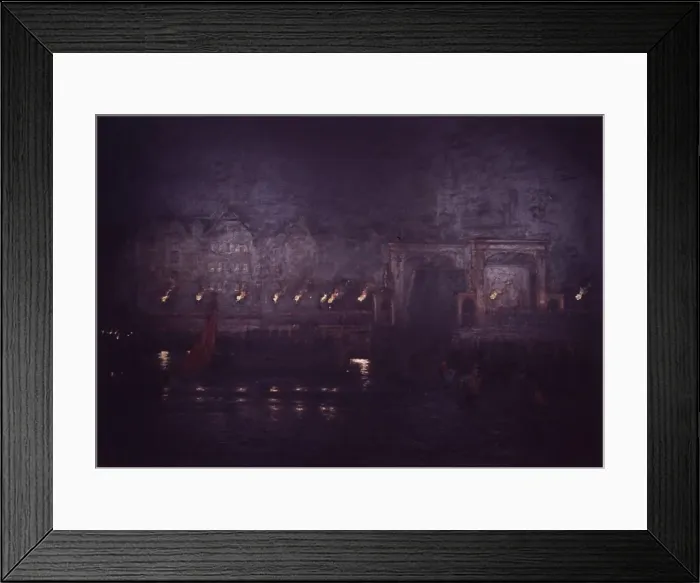 Framed Print : Frederik VII's funeral on 2 December 1863, 1889. Creator: Carl Ludvig Locher Framed Print : Frederik VII's funeral on 2 December 1863, 1889. Creator: Carl Ludvig Locher