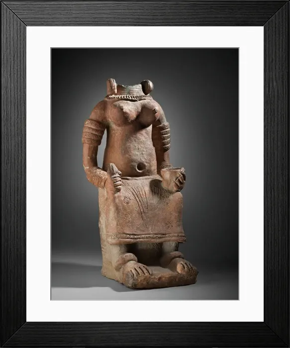 Framed Print : Mother Goddess, 4th century. Creator: Unknown Framed Print : Mother Goddess, 4th century. Creator: Unknown