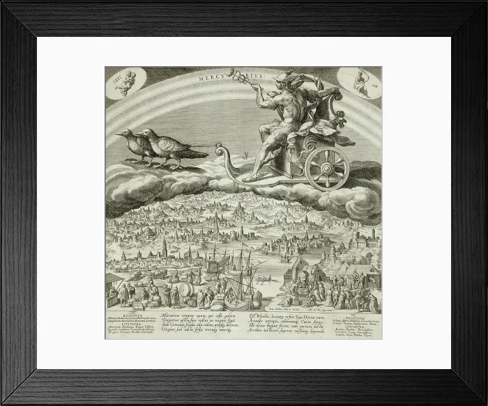 Framed Print : Venus, c1585. Creator: Johann Sadeler I Framed Print : Venus, c1585. Creator: Johann Sadeler I