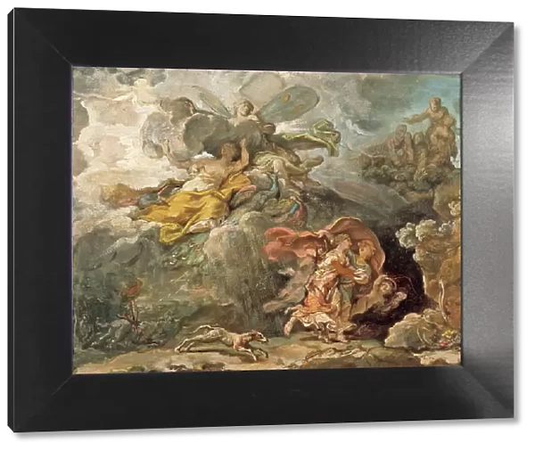 Aeneas and Dido Fleeing the Storm, between c1772 and c1774. Creator: Jean Bernard Restout