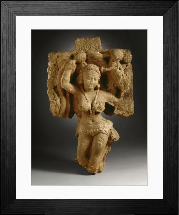 Framed Print : Two Addorsed Tree Dryads, 50 B.C.-A.D. 25. Creator: Unknown