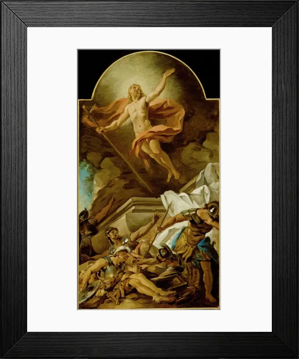 Framed Print : The Resurrection, 1739. Creator: Jean Francois de Troy Framed Print : The Resurrection, 1739. Creator: Jean Francois de Troy