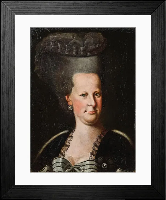 Framed Print : Portrait of Archduchess Maria Elisabeth of Austria (1743-1808), Abbess of the Noble Ladies Convent. Creator: Anonymous Framed Print : Portrait of Archduchess Maria Elisabeth of Austria (1743-1808), Abbess of the Noble Ladies Convent. Creator: Anonymous